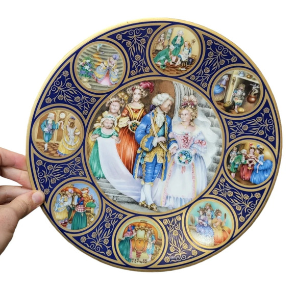 Haviland Limoges CINDERELLA Porcelain Plate Franklin Mint 1978 Pauline Ellison - Picture 1 of 2